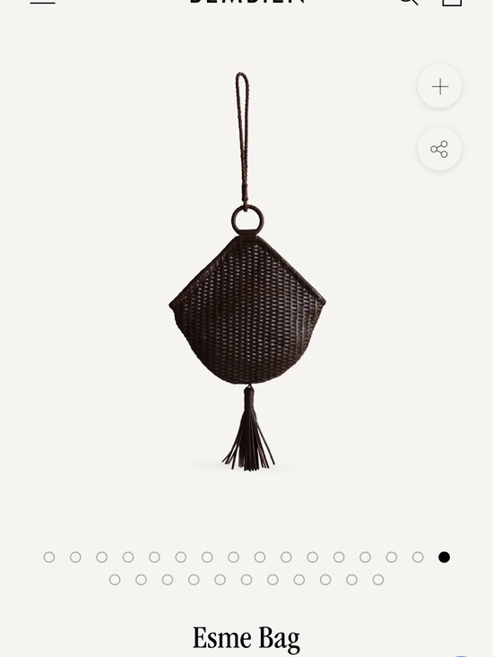 Bembien Handbags - Esme Woven Tassel Wristlet - Espresso